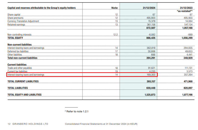 Granbero-Holdings-169-mln-euro-krotkoterminowego-dlugu-do-splaty-w-2025-roku